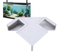 Aquarium Tunnel Shrimp, Fish Tank Cave, Safe and Sturdy Material, Easy to Clean Fish Hide Tunnel, Betta Hiding Spots for Enhancing Your Tanks Decor, White
