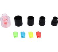Aquarium Wave Maker Outlet Générateur de réservoir à poissons tête 4 noyaux de couleur et tubes de connexion grand 43 x 49 mm / 1,7x1.9in