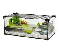Aquarium - ZOLUX - Karapas - L 60,5 x p 30,5 x h 25,5 cm - Noir - Tortue aquatique