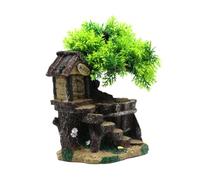 Aquariums artisanaux Pin Tree Step Paysage Décorations Fournitures d'aquariums Décorations d'art de la mer Architecture ancienne Décorations d'aquariums