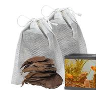 Aquariums Avec Feuilles Catappa - Aquarium Avec Des Feuilles D'amande Naturelles, Créer Un Habitat | Favorise Les Conditions D'eau Saine Pour Les Crevettes, Guppy, Et Poissons, Idéal Pour La