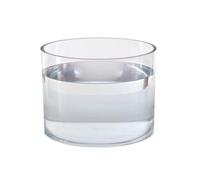 Aquariums décoratifs Réservoir de Poissons Rond Transparent épais, Bureau Fleuriste hydroponique, Salon Feng Shui, Attire la Richesse, réservoir en Verre, 25x25x25cm pour Le Bureau