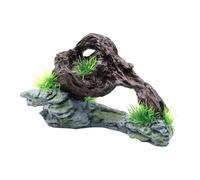 Aquariums Délicats Paysage De Montagne Herbeuse Terrarium Paysage Crevet Statue Aquariums Habitat Décor