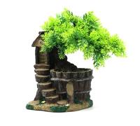 Aquariums Délicats Paysage Maison Ancienne Terrarium Paysage Crevettes Maison Statue Aquariums Habitat Décors