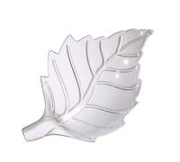 Aquariums Gamelle en forme de feuille pour crevettes, crabes, palourdes, petit récipient alimentaire transparent dans les aquariums, gamelle en forme de feuille