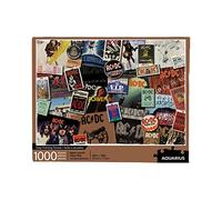 AQUARIUS 65305 AC/DC Albums 1000 Piece Jigsaw Puzzle, Multicolor