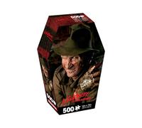 Aquarius A Nighmare on Elm St 500pc Coffin 500pc Puzzle Coffin Box (500 Piece Jigsaw Puzzle) - Glare Free - Precision Fit - Officially Licensed Merchandise & Collectibles - 14x19 inches
