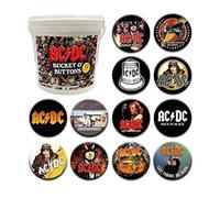 Aquarius AC/DC - Seau de 144 Badges 3.2cm
