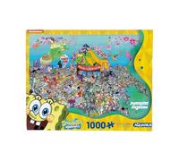 AQUARIUS Bob l'éponge Squarepants 25e Anniversaire Puzzle 1000 pièces (Puzzle de 1000 pièces) - Produit sous Licence Officielle Bob l'éponge et Objets de Collection - 50,8 x 71,1 cm - Exclusivité