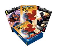 AQUARIUS Cartes à jouer DC Comics Superman - Jeu de cartes sur le thème de Superman pour vos jeux de cartes préférés - Marchandises et objets de collection sous licence officielle Superman