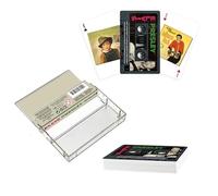 AQUARIUS Cartes à jouer Elvis Presley Premium Cassette - Jeu de cartes sur le thème d'Elvis Presley pour vos jeux de cartes préférés - Produit sous licence officielle Elvis Presley et objets de