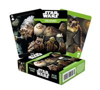 AQUARIUS Cartes à jouer Star Wars Creatures - Jeu de cartes sur le thème de Star Wars pour vos jeux de cartes préférés - Marchandises et objets de collection sous licence officielle Star Wars