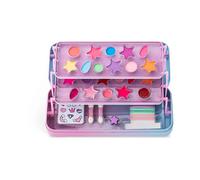 Aquarius Cosmetic Coffret De Beauté Métallique Martinelia Petit Licorne 3 étages 22x9x4 Cm