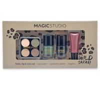 AQUARIUS COSMETICS Wild Safari Makeup Lote 4 Pz