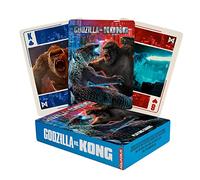 Aquarius Jeu de Cartes Godzilla vs Kong - Jeu de Cartes sur Le thème Godzilla vs Kong pour Vos Jeux de Cartes préférés - sous Licence Officielle Godzilla vs Kong Merchandising et Objets de Collection
