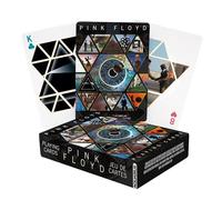 Aquarius Jeu de Cartes Pink Floyd - Deck Thématique pour Vos Jeux de Cartes Préférés - Marchandise Officielle et Objets de Collection - Taille Poker avec Finition Lin