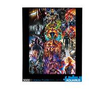 AQUARIUS Marvel Avengers Collage (puzzle de 3000 pièces), sans reflet, ajustement précis, produit sous licence officielle Marvel et objets de collection, 81,3 x 114,3 cm