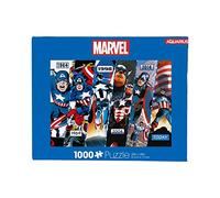 Aquarius Marvel Captain America (1000 Piece Jigsaw Puzzle) - Glare Free - Precision Fit - Virtually No Puzzle Dust - Officially Licensed Marvel Merchandise & Collectibles - 20 x 28 inches