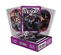 AQUARIUS Marvel Comics Venom Playing Cards - Venom Themed Deck of Cards for Your Favorite Card Games - Officially Licensed Marvel Venom Merchandise & Collectibles - Poker Size