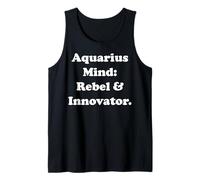 Aquarius Mind Rebel And Innovator Débardeur