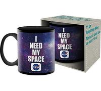 Aquarius Mug en céramique avec inscription « I Need My Space » de la NASA - 325 ml