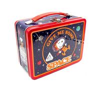 AQUARIUS Peanuts Artemis Fun Box - Boîte de rangement en étain robuste avec poignée en plastique et couverture avant en relief - Produit sous licence officielle Peanuts Artemis et cadeau de collection