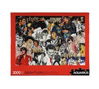 Aquarius Puzzle Elvis (3000 Pièces Jigsaw Puzzle) - Officiellement sous Licence Elvis Presley - sans Éblouissement - Ajustement Précis - Presque Pas De Poussière - 32 x 45 Pouces