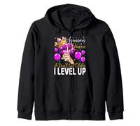 Aquarius Queen I Don't Get Older I level up Birthday Queen Sweat à Capuche