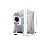 Aquarius S Arctic - MDT - ATX - panneau latéral fenêtré (verre trempé) - pas d'alimentation - blanc - USB/Audio