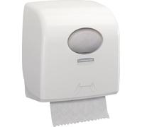 Distributeur d’essuie-mains en rouleaux Slimroll Aquarius 7955 - Blanc, Fixation murale, Compact et hygiénique, Idéal pour sanitaires à fort trafic