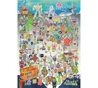 Aquarius Puzzle Bob L'éponge Cast – 1000 pièces
