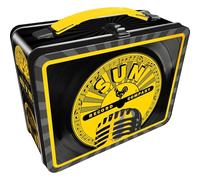 Aquarius Boîte en étain Sun Records Fun Box – poignée en plastique, couvercle relief, sous licence