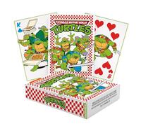 AQUARIUS Teenage Mutant Ninja Turtles Pizza Playing Cards - TMNT Themed Deck of Cards for Your Favorite Card Games - Officially Licensed TMNT Merchandise & Collectibles