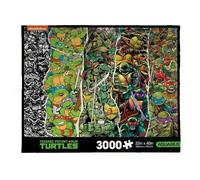 Aquarius Puzzle TMNT Timeline 3000 pièces - Sans reflet - Sous licence officielle - 106,7 x 88,9 cm