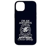 Aquarius Zodiac Best Thing Worst Nightmare Citation Coque pour iPhone 14 Plus
