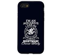 Aquarius Zodiac Best Thing Worst Nightmare Citation Coque pour iPhone SE (2020) / 7/8