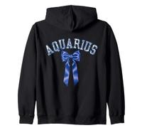 Aquarius Zodiac Chinoiserie Bow Astrologie Design Sweat à Capuche
