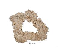 AQUAROCHE-Plateau Couronne Céramique 35x35 cm