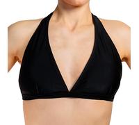 Aquarti Haut de Bikini Femme - Confortable, Bonnets A à D, Plusieurs Couleurs, Liens variés, Style Intemporel, Design 041 - À Nouer/Noir, 38 Cup B