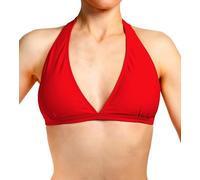 Aquarti Haut de Bikini Femme - Confortable, Bonnets A à D, Plusieurs Couleurs, Liens variés, Style Intemporel, Design 041 - À Nouer/Rouge, 42 Cup D