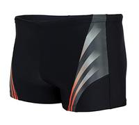 Aquarti Maillot de Bain Homme avec Rayures, Nior/Rouge, XL
