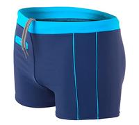 Aquarti Maillot de Bain pour Homme Boxer de Piscine Shorts Grande Taille, 010 Bleu foncé/Bleu, XXL