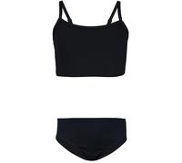 Aquarti Set Bustier Slip de Bikini Maillots de Bain Deux Pièces Filles Deux Pièces, 038 Jacquard à Pois Noir, 158