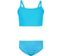 Aquarti Set Bustier Slip de Bikini Maillots de Bain Deux Pièces Filles Deux Pièces, 038 Jacquard à Pois Turquoise, 164