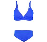 Aquarti Set Bustier Slip de Bikini Maillots de Bain Deux Pièces Filles Deux Pièces, 039 Jacquard à Pois Bleu Bleuet, 158