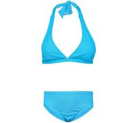 Aquarti Set Bustier Slip de Bikini Maillots de Bain Deux Pièces Filles Deux Pièces, A Nouer - Jacquard Points Turquoise, 158