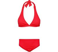 Aquarti Set Bustier Slip de Bikini Maillots de Bain Deux Pièces Filles Deux Pièces, À Nouer - Jacquard à Pois Rouge, 164
