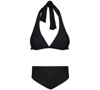 Aquarti Set Bustier Slip de Bikini Maillots de Bain Deux Pièces Filles Deux Pièces, A Nouer - Noir, 146