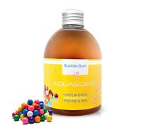 Aquascent Parfum Piscine et Spa Bubble Gum- Concentré 250ml : élimine Les odeurs, préserve l'eau Claire, sans Alcool ni Colorant. Fabriqué en France. Compatible Sel & Chlore