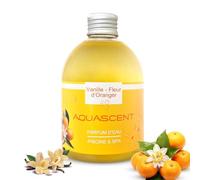 Aquascent Parfum Piscine et Spa Vanille Fleur D'ORANGER- Concentré 250ml : élimine Les odeurs, préserve l'eau Claire, sans Alcool ni Colorant. Fabriqué en France. Compatible Sel & Chlore